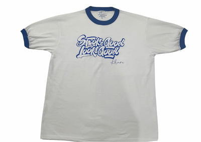 Smoke Good, Look Good Blue Trim T-shirt